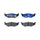 BALATAS TRASERAS METÁLICAS CHRYSLER SPIRIT 2.5 RT 1992-1993