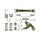 Kit de freno tambor rueda delantera izquierda NISSAN NP300 2.5 L 2011-2016 FP
