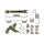 Kit de freno tambor rueda delantera NISSAN NP300 2.4 L 2010-2014 FP