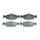 BALATAS DELANTERAS CERÁMICA CHEVROLET CHEVY C3 1.6 L 2009-2012