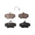 Balatas delanteras cerámica NISSAN PLATINA 1.6 L 2002-2010 FRITEC