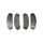 Balatas delanteras cerámica LEXUS RX450H 3.5 V6 2010-2016 FRITEC