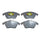 Balatas delanteras cerámica sin sensor SEAT LEON 2.0 FSI 2007-2010
