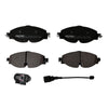 Balatas delanteras cerámica VW GOLF A5 1.2 TSI 2009-2009 FRITEC